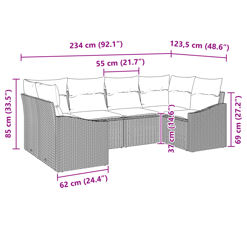 Boxspringbett mit Matratze Hellgrau 200x200 cm Stoff