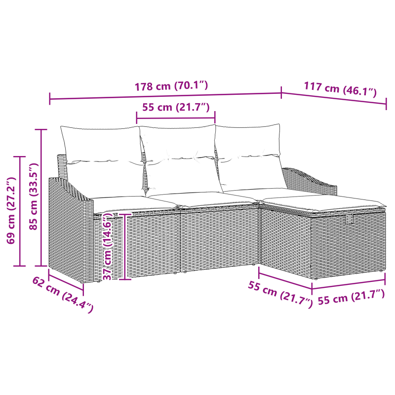 Schiebetür mit Hardware-Set Weiß 73,5x211 cm Massivholz Kiefer