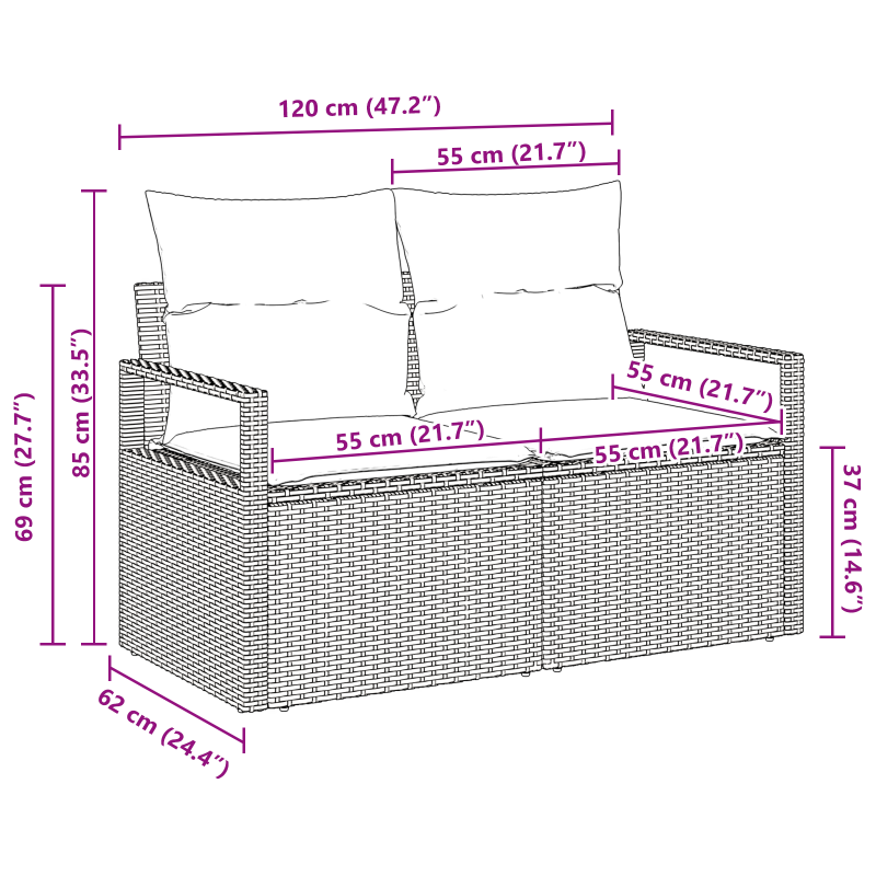 Bücherregalbett Sonoma Eiche 180x200 cm Spanplatte