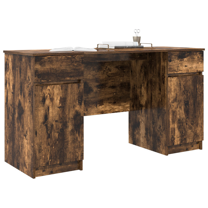 Schreibtisch Rauch-Eiche 140x49x76 cm Holzwerkstoff