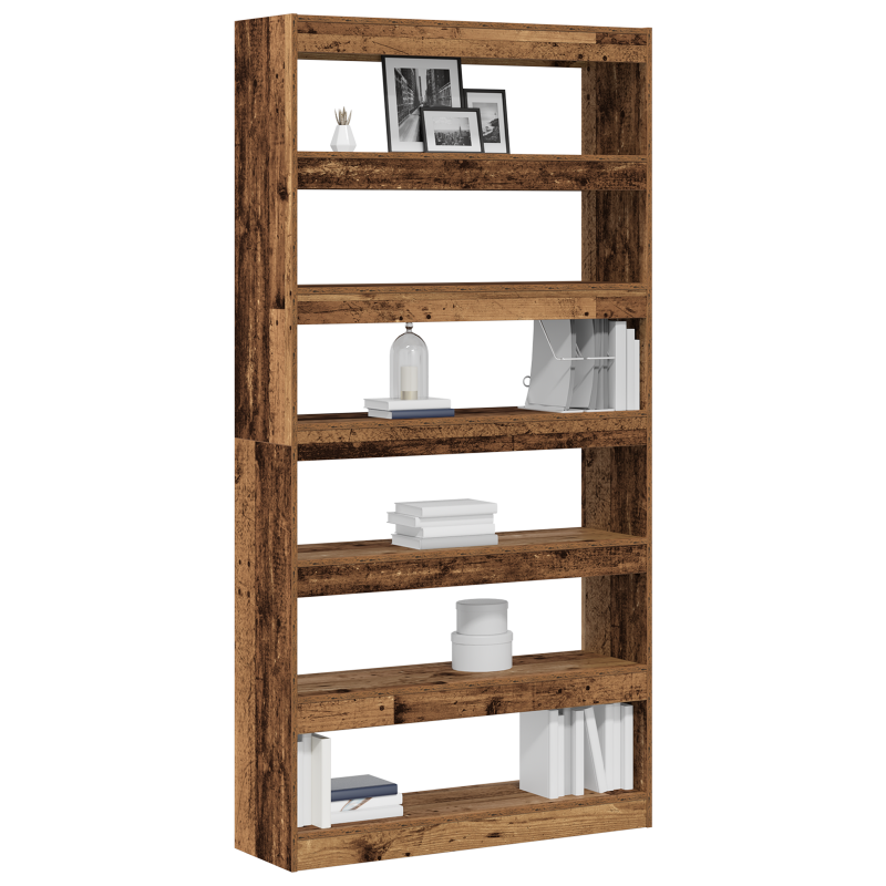 Bücherregal Altholz Engineered Wood 100 x 30 x 198 cm