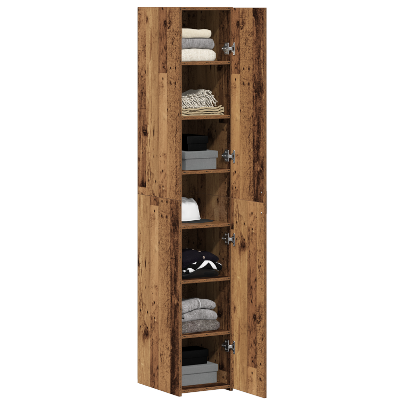 Highboard Altholz 30x42.5x185 cm Kontrast Holz