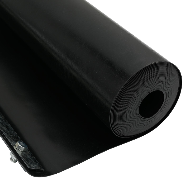 Wurzelsperre mit Verbindungsschienen Schwarz 0,7x5 m 1,5 mm HDPE