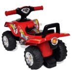 Rotes Aufsitz-Quad für Kinder mit Sound und Licht – Bild 2