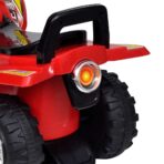 Rotes Aufsitz-Quad für Kinder mit Sound und Licht – Bild 4