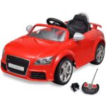 Aufsitzauto für Kinder Audi TT RS mit Fernsteuerung Rot