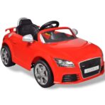 Aufsitzauto für Kinder Audi TT RS mit Fernsteuerung Rot – Bild 4