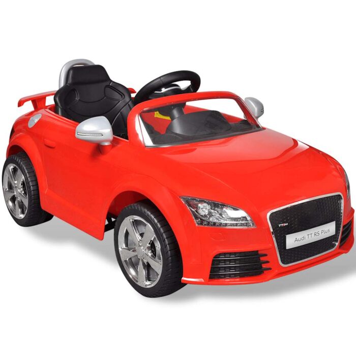 Aufsitzauto für Kinder Audi TT RS mit Fernsteuerung Rot – Bild 4