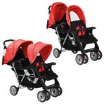 Tandem-Kinderwagen Stahl