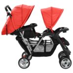 Tandem-Kinderwagen Stahl – Bild 4