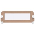 Kleinkind-Bettschutzgitter Taupe 102x42 cm Polyester – Bild 3