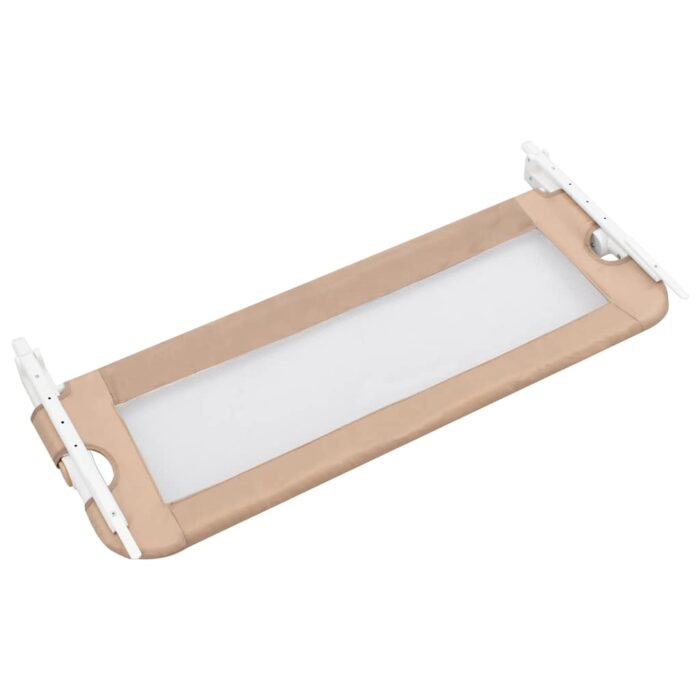 Kleinkind-Bettschutzgitter Taupe 102x42 cm Polyester – Bild 4