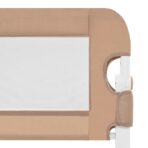 Kleinkind-Bettschutzgitter Taupe 102x42 cm Polyester – Bild 5