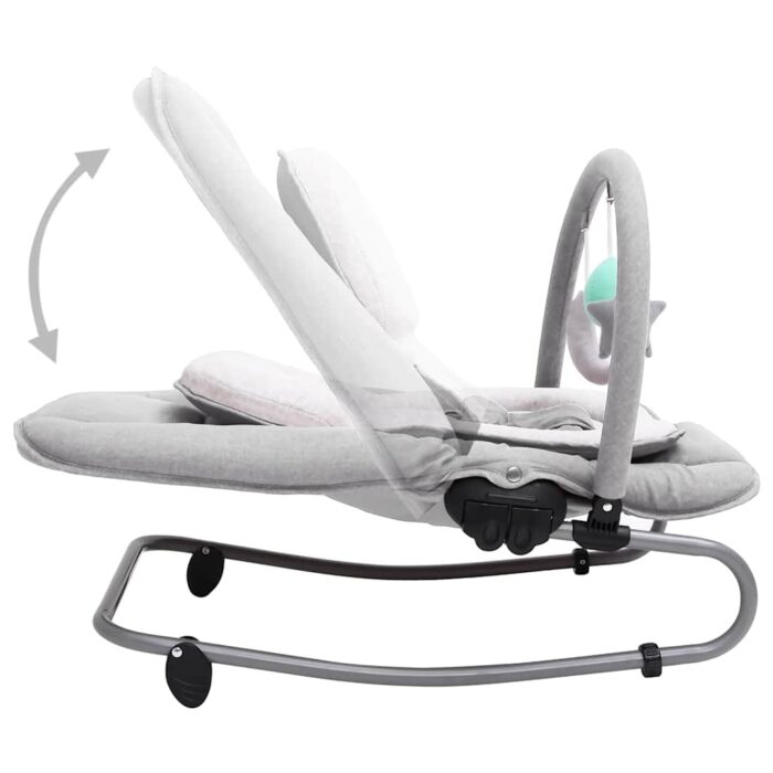 Babywippe Anthrazit Stahl – Bild 5