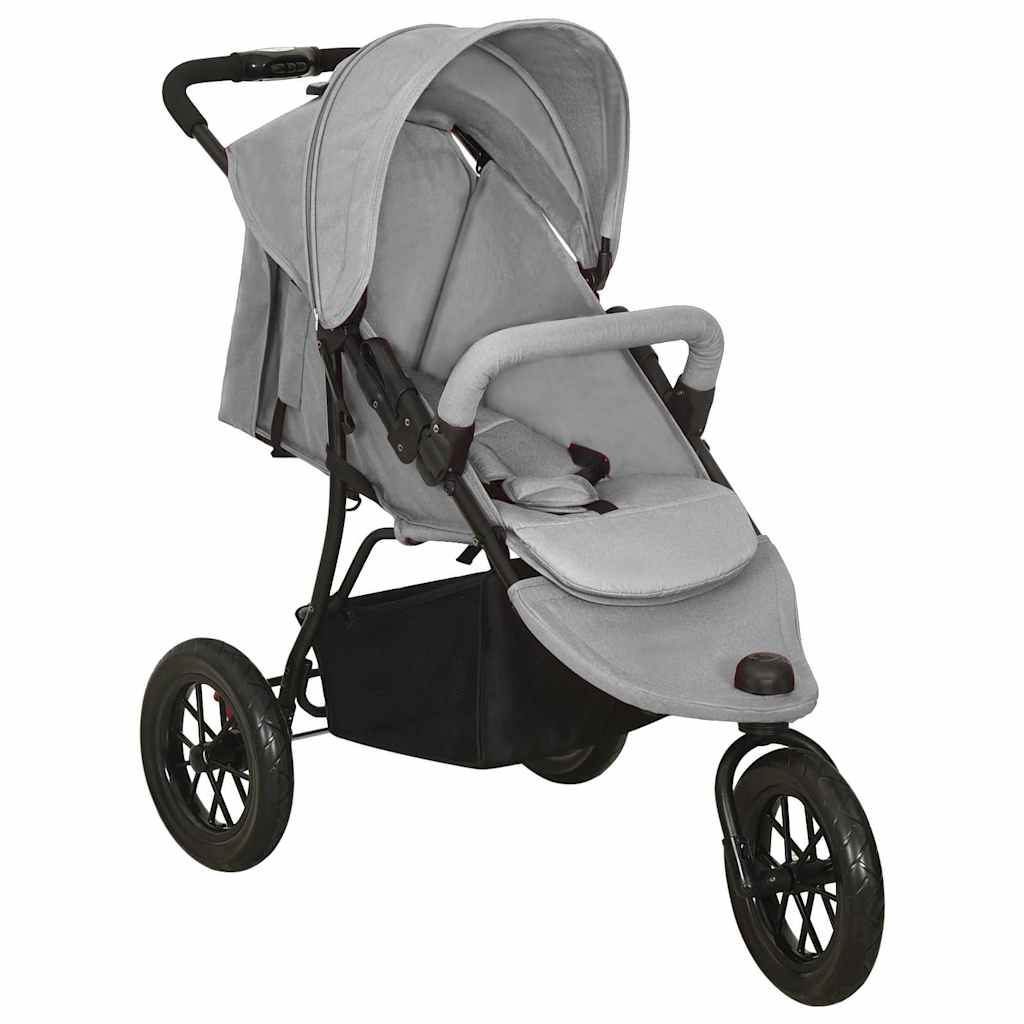 10259_1.jpg Kinderwagen Hellgrau Stahl – Bild 1