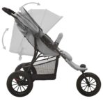 Kinderwagen Hellgrau Stahl – Bild 5