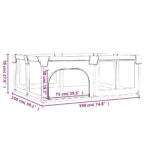 Laufstall mit 2 Türen Hellgrau Oxford-Gewebe – Bild 9