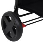2-in-1 Kinderwagen Hellgrau Stahl – Bild 10