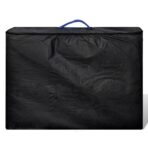 Massagetisch mit Holzrahmen, faltbar 3 Zonen Blau – Bild 2