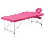 Massageliege Klappbar 2-Zonen
