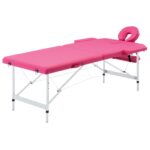 Massageliege Klappbar 2-Zonen