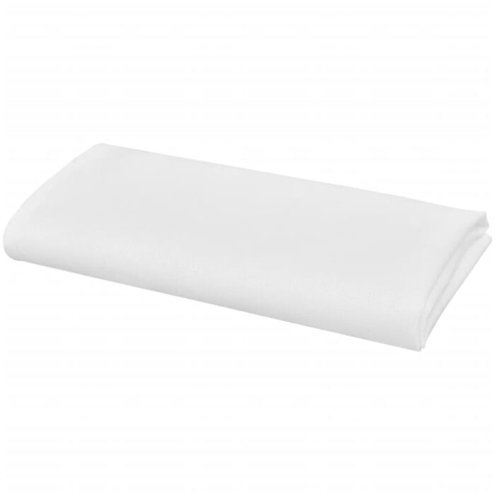 10 Dinner Dinner-Servietten Weiss 50 x 50 cm – Bild 3