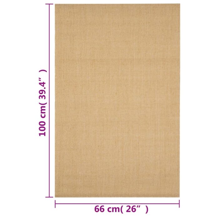 Teppich Natur Sisal 66x100 cm – Bild 7