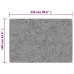 Kinderteppich Grün 160x230 cm Fussballfeld Waschbar Rutschfest – Bild 8