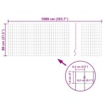Gartenzaun Maschendraht Gitterzaun Schweissgitter 10x0,8 m – Bild 5