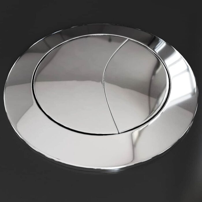 Toilette Rund Keramik Schwarz – Bild 8