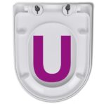 Toilettensitz mit Absenkautomatik und Quick-Release Weiss Eckig – Bild 8