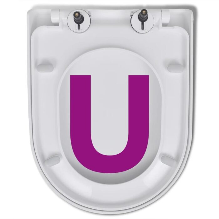 Toilettensitz mit Absenkautomatik und Quick-Release Weiss Eckig – Bild 8