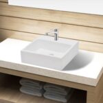 Keramik Waschbecken mit Hahnloch