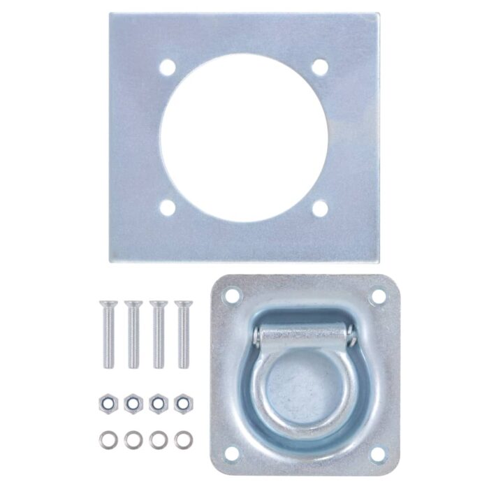 Zurrösen für Anhänger 6 Stk. Verzinkter Stahl 2000 kg – Bild 3