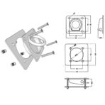 Zurrösen für Anhänger 6 Stk. Verzinkter Stahl 2000 kg – Bild 7