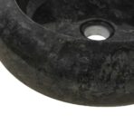 Waschbecken 40x12 cm Marmor Schwarz – Bild 6