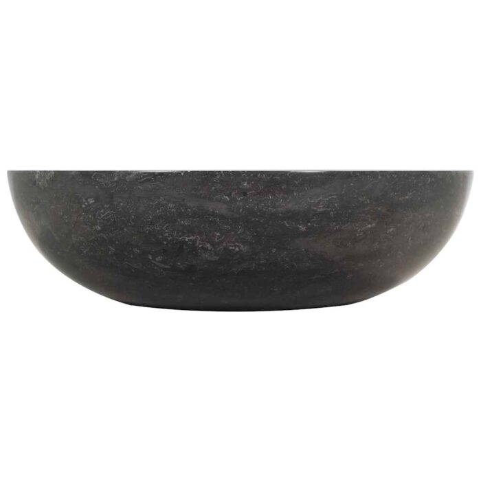 Waschbecken 40x12 cm Marmor Schwarz – Bild 6