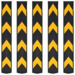 Reflektierende Eckschützer 5 Stück Gummi 80 cm