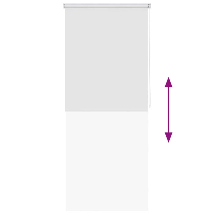 Duschrollo 80x240 cm Weiss – Bild 4