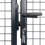 Maschen-Gartentor verzinkter Stahl 400 x – Bild 3