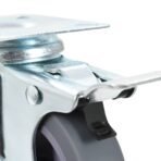 Lenkrollen mit Doppelbremsen 4 Stk. 75 mm – Bild 5