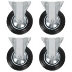 Bockrollen 4 Stk. 160 mm