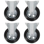 Bockrollen 4 Stk. 160 mm