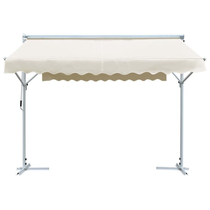 Freistehende Markise 500x300 cm Creme – Bild 2
