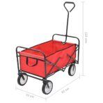 Klappbarer Handwagen Stahl – Bild 8