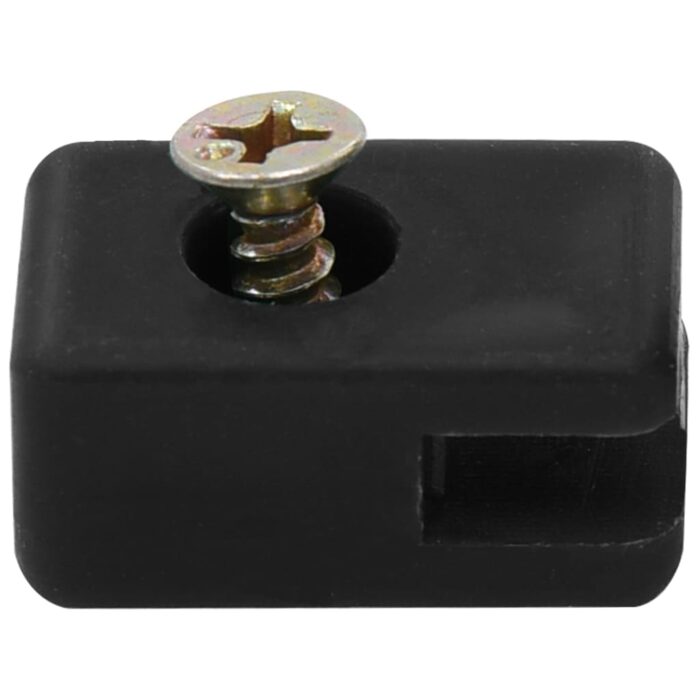 Spanndrahthalter mit Schraube 100 Sets Anthrazit – Bild 2