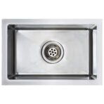 Handgefertigte Küchenspüle Edelstahl – Bild 2