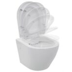 Wand-WC ohne Spülrand Keramik – Bild 6