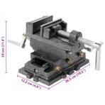 Schraubstock Kreuztisch Handbetrieben 70 mm – Bild 7