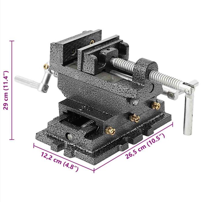 Schraubstock Kreuztisch Handbetrieben 70 mm – Bild 7